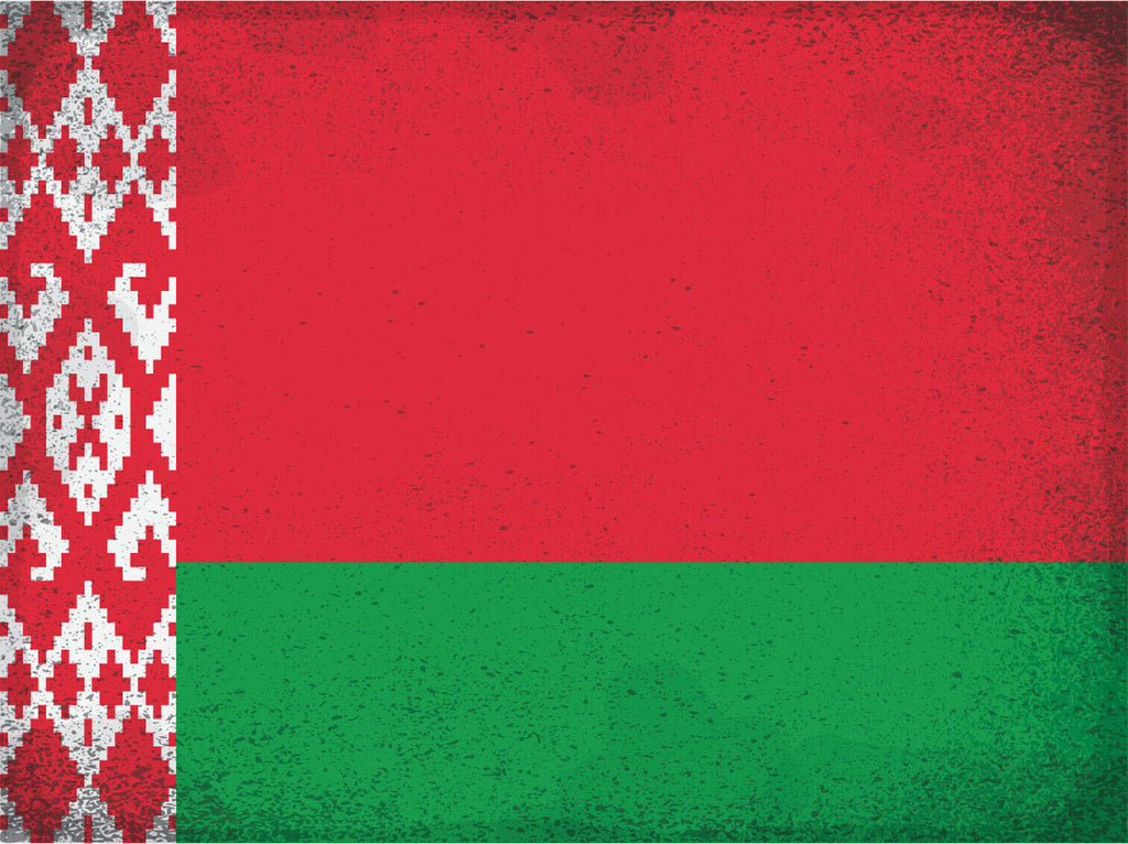Schild Spruch Nationalflagge Belarus / Weißrussland JW