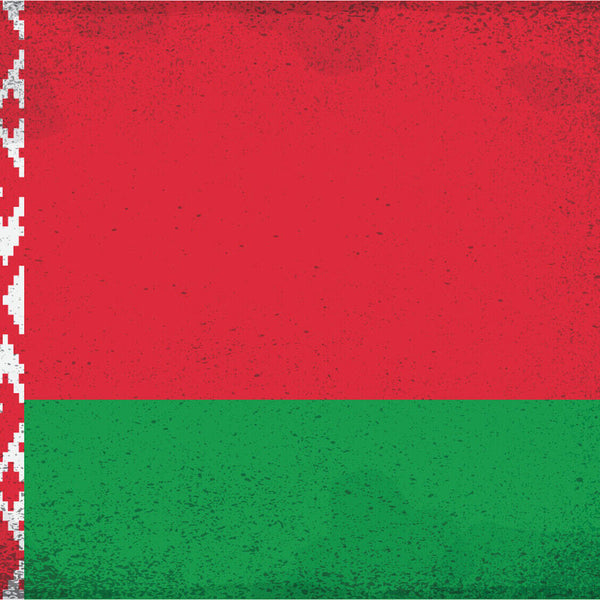 Schild Spruch Nationalflagge Belarus / Weißrussland JW