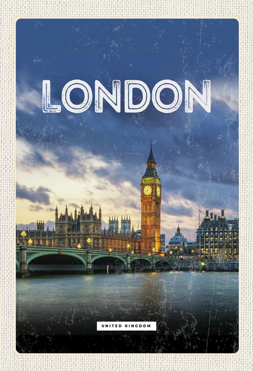 Schild Spruch London United Kingdom Vereinigest Königreich Big Ben WestminsterJW