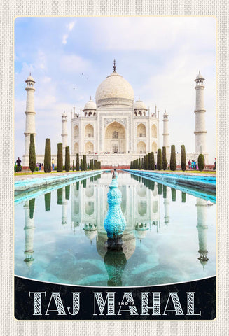 Schild Spruch Taj Mahal India Indien Grab JW
