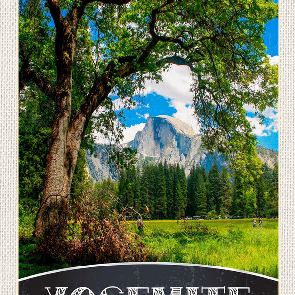 Schild Spruch Yosemite Nationalpark United States of America USA Berg JW