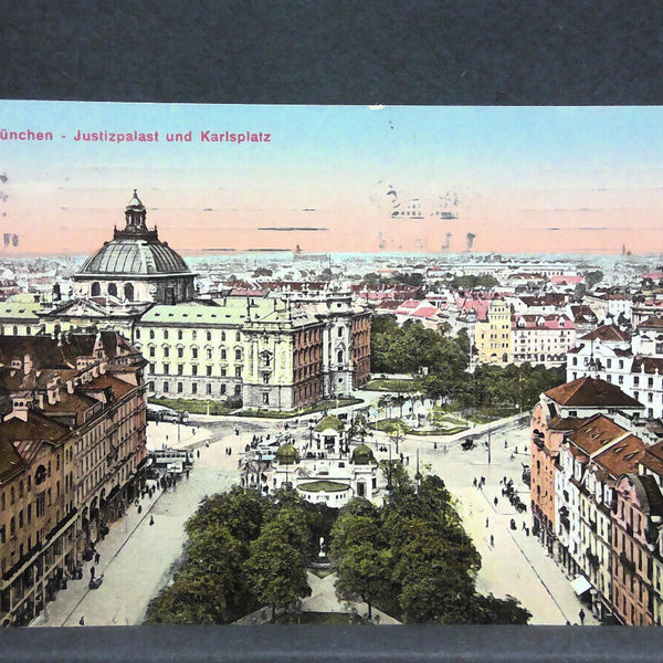 München Justizpalast und Karlsplatz 20016 jw J