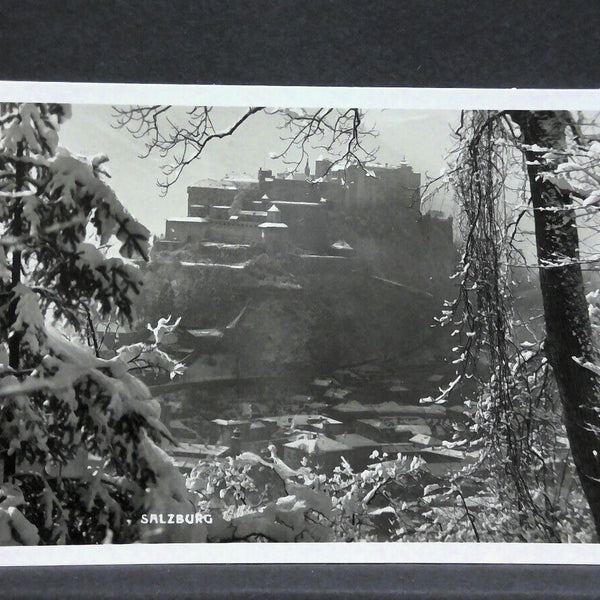 Salzburg Schloss Hohensalzburg Winter Schnee 600039A jw J