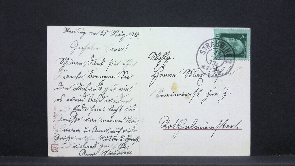 Dessins Künstlerkarte Serie 557 Schiff Hafen Ladung löschen 400534 jw J