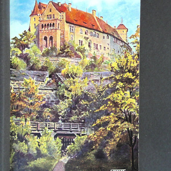 Nürnberg Burg von Westen Gemälde 727 jw J