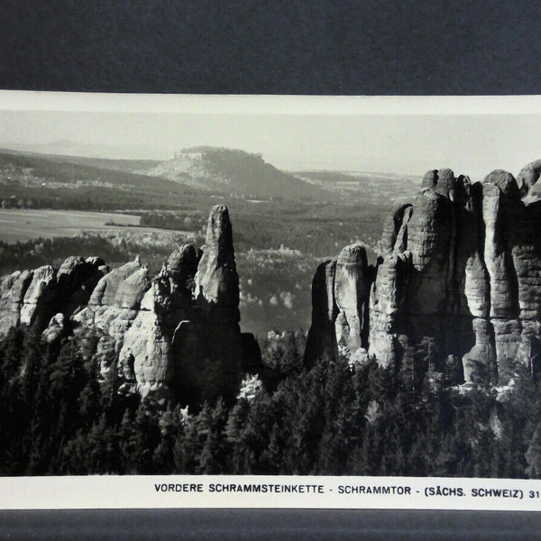 Vordere Schrammsteinkette Schrammtor Sächsische Schweiz Berg 180203 jw J