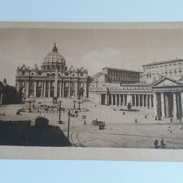 Roma - Piazza e facciata Basilica di S. Pietro.20266