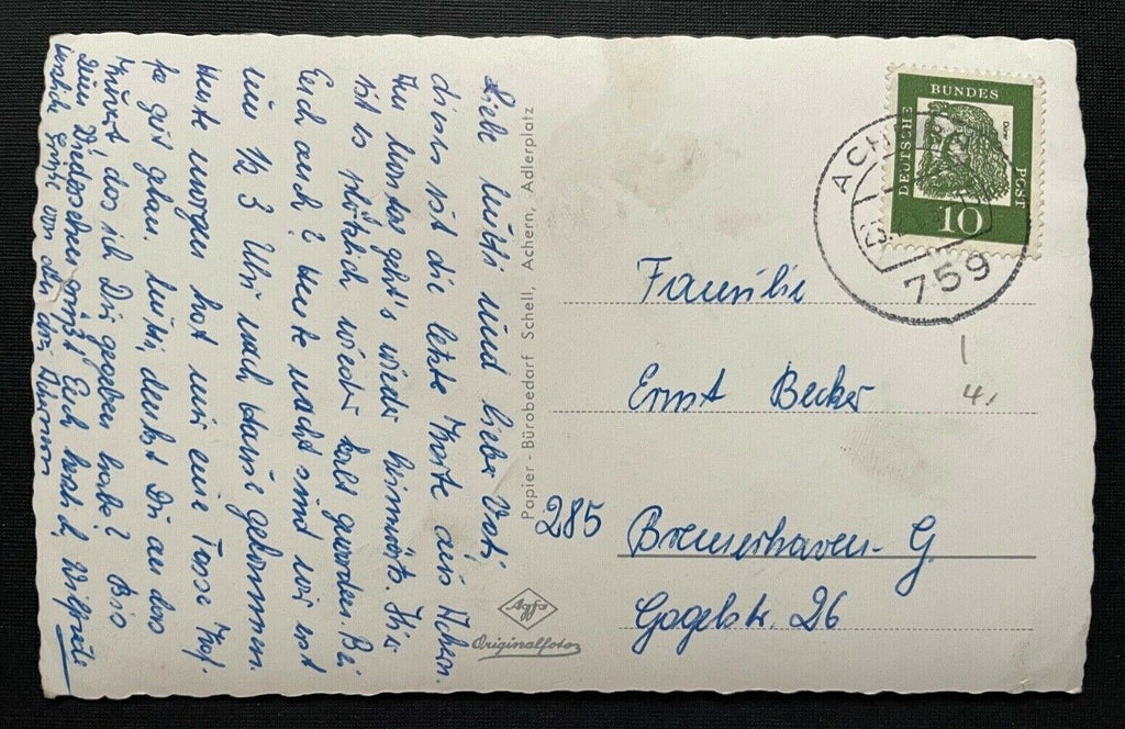 Grüsse a. Achern Hornisgrinde Stadt Spruch BadenWürttemberg Deutschland 401087 A