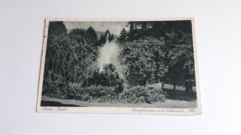 Baden-Baden  Springbrunnen a.d. Lichtentaler Allee.20235