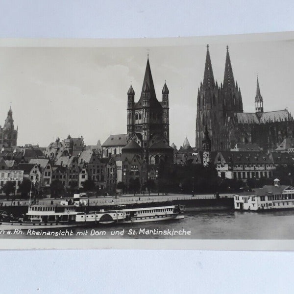 Köln a.Rh. Rheinansicht mit Dom und St. Martinskirche.20082