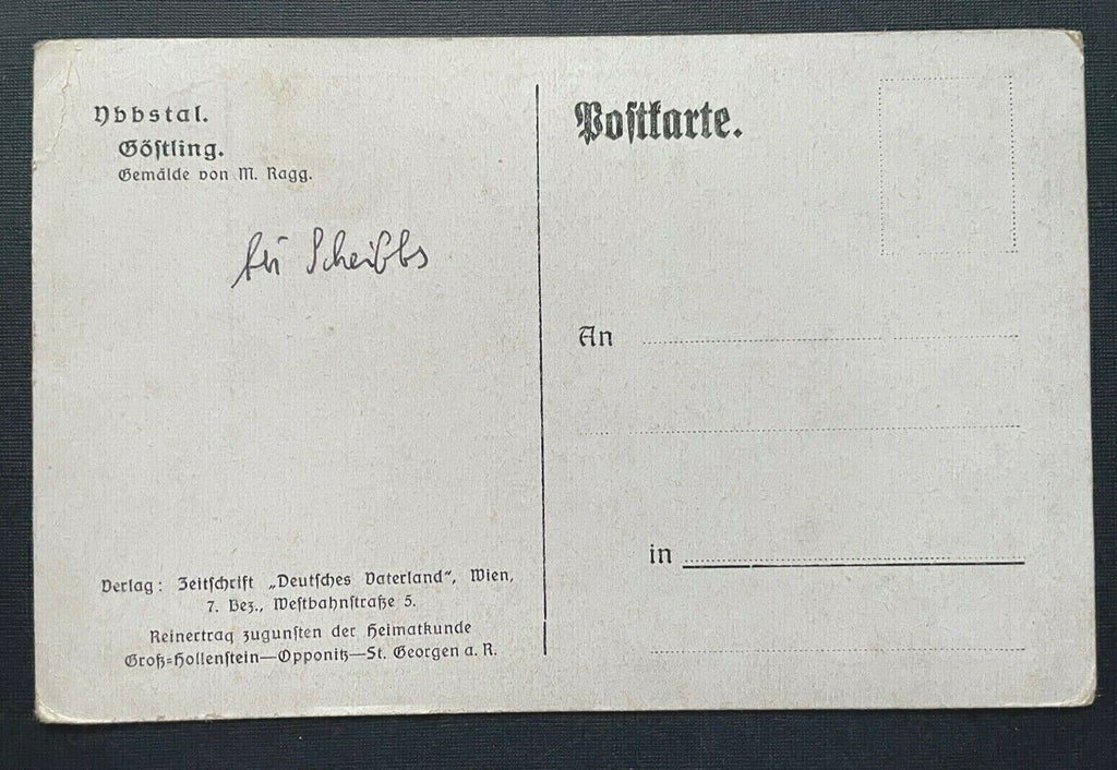 Ybbstal Göstling Ort Kirche Wald Gebirge Bild M.Ragg Niederösterreich 401028 A