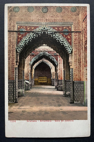 Granada Alhambra Sala de Justicia Gerichtssaal Gebäude Spanien 401025 TH A