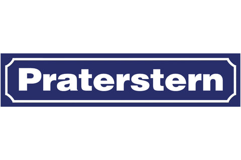 Schild Praterstern Wien Stadt Verkehr Ort Straße Platz 46 x 10 Blech od. Holz