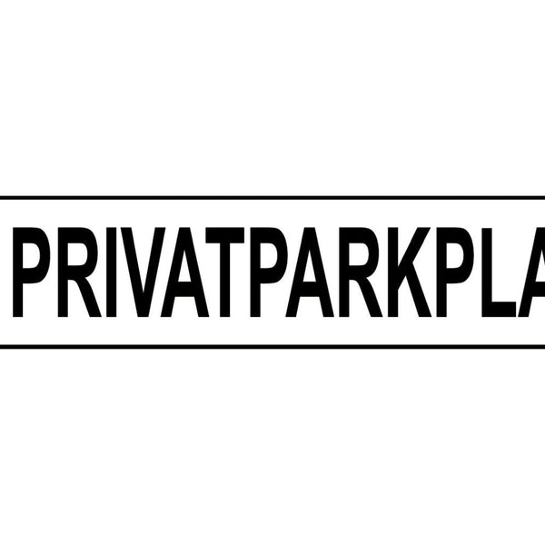 Schild Privat Parkplatz Parken Anwohner Reserviert Haus 46 x 10 Blech od. Holz