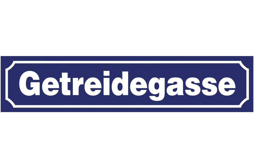 Schild Getreidegasse Salzburg Altstadt Ort Straße Platz 46 x 10 Blech od. Holz