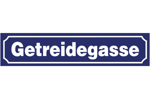 Schild Getreidegasse Salzburg Altstadt Ort Straße Platz 46 x 10 Blech od. Holz