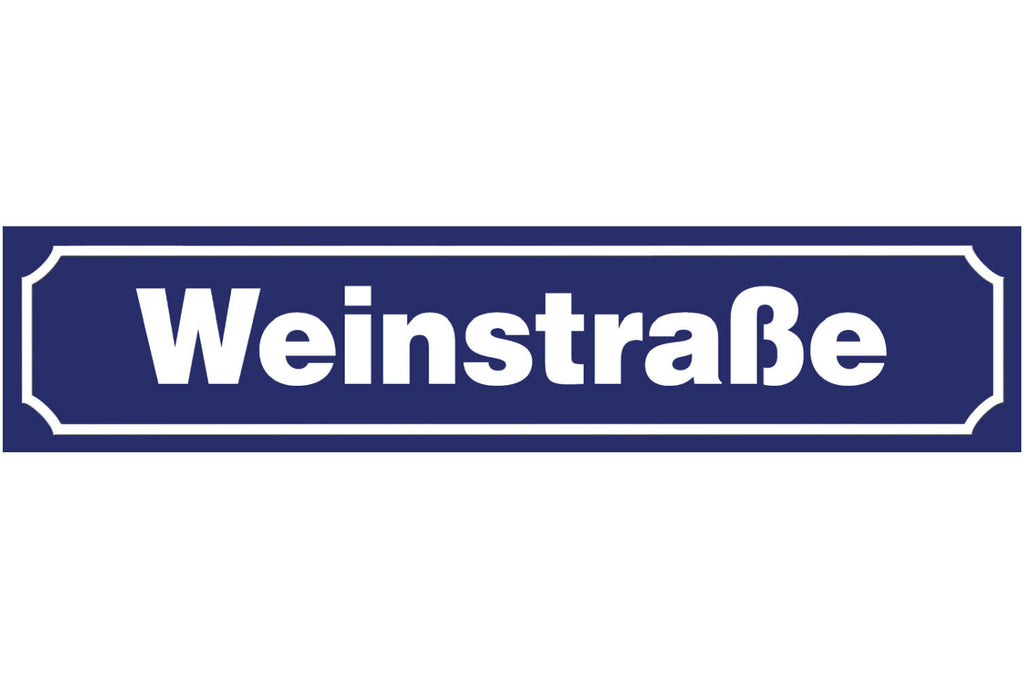 Schild Weinstraße Steiermark Wein Viertel Reben Ort Straße 46 x 10 Blech od.Holz