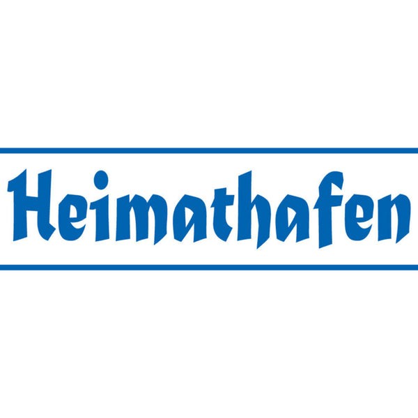 Schild Heimat Hafen Schiff Anker Boot Anlegestelle Marine 46 x 10 Blech od. Holz