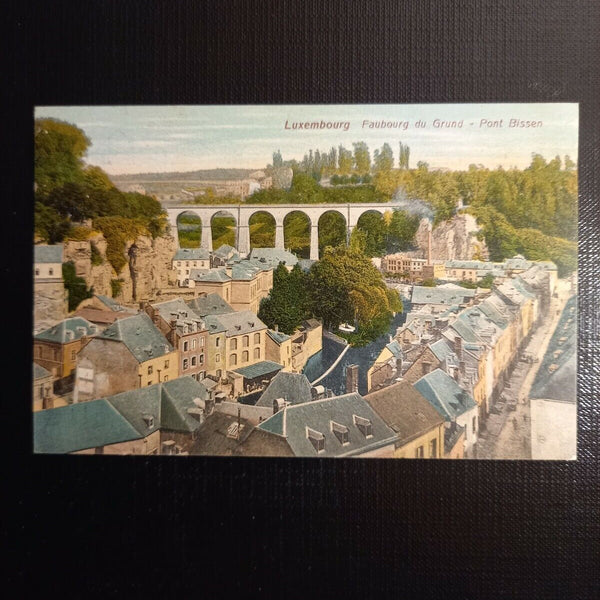 Luxemburg Faubourg du Grund Pont Bissen 410525 gr