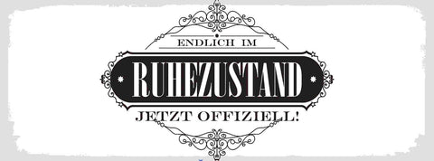 Schild Endlich Im Ruhestand Jetzt Offiziell Pension Rente 27x10 Blech od.Holz