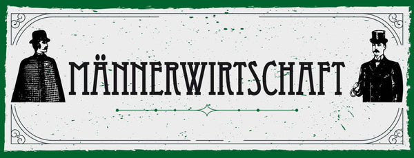 Schild Männer Wirtschaft Mann WG Haushalt Haus Wohnung 27x10 Blech od.Holz