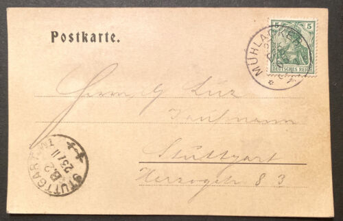 RAR - Dürrmenz Mühlacker Prägekarte 80225