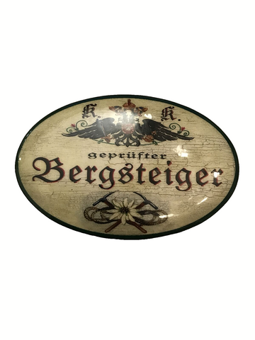 K&K Nostalgie Flaschenöffner Magnet Geprüfter Bergsteiger 7x4,5cm