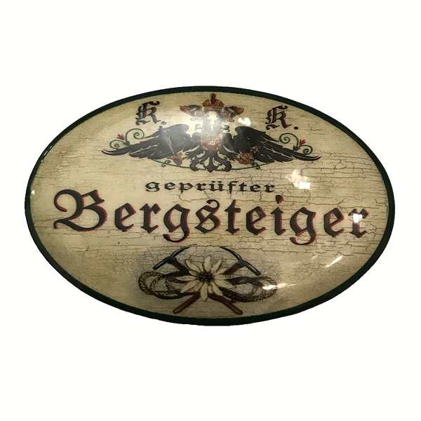 K&K Nostalgie Flaschenöffner Magnet Geprüfter Bergsteiger 7x4,5cm
