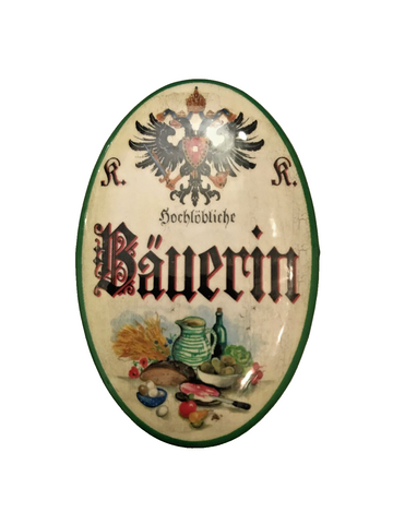 K&K Nostalgie Flaschenöffner Magnet Hochlöbliche Bäuerin 7x4,5cm