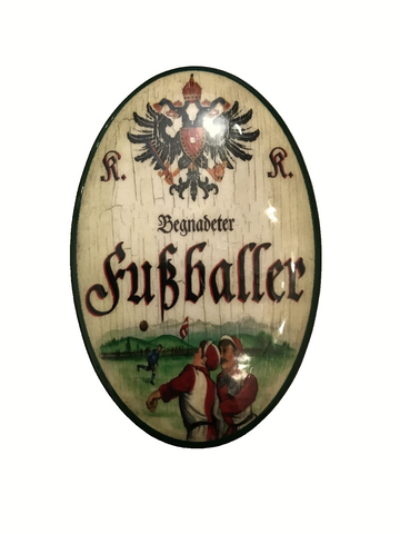 K&K Nostalgie Flaschenöffner Magnet Begabter Fußballer 7x4,5cm