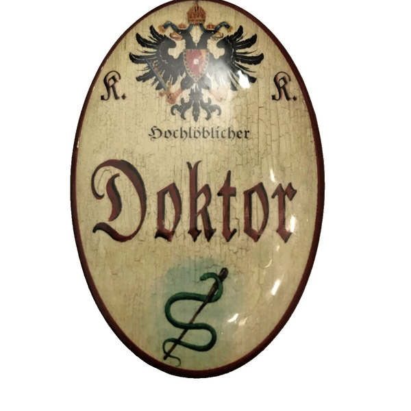 K&K Nostalgie Flaschenöffner Magnet Hochlöblicher Doktor 7x4,5cm