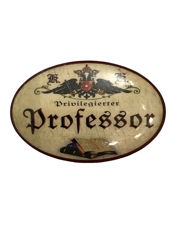 K&K Nostalgie Flaschenöffner Magnet Professor 7x4,5cm
