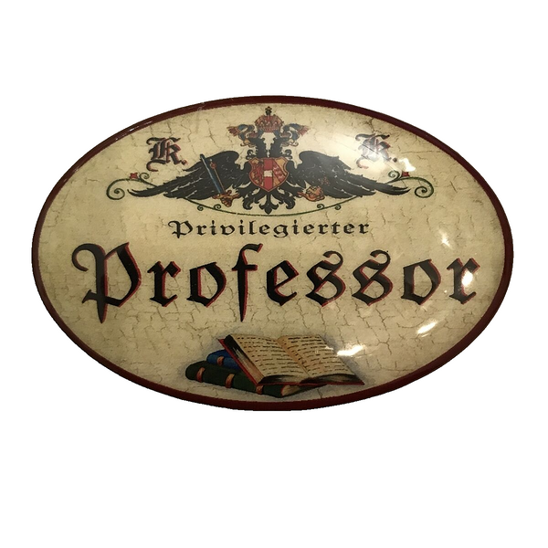 K&K Nostalgie Flaschenöffner Magnet Professor 7x4,5cm