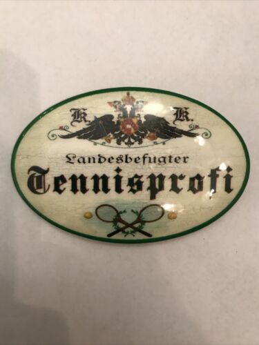 K&K Nostalgie Flaschenöffner Magnet Tennisprofi 7x4,5cm
