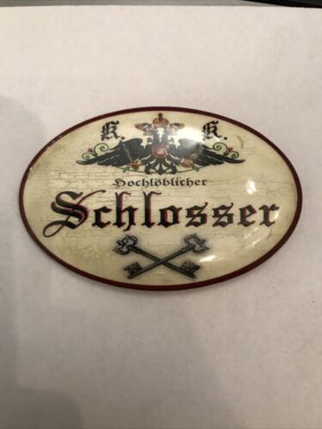 K&K Nostalgie Flaschenöffner Magnet Schlosser 7x4,5cm