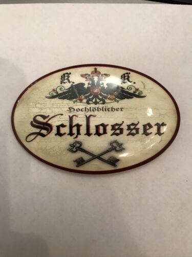 K&K Nostalgie Flaschenöffner Magnet Schlosser 7x4,5cm