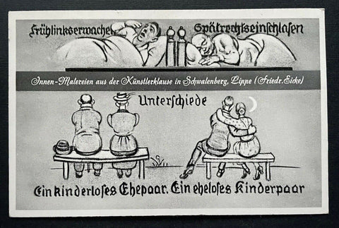 Unterschiede Paare Cartoon Gasthof Künstlerklause Schwalenberg Lippe D 401013 A