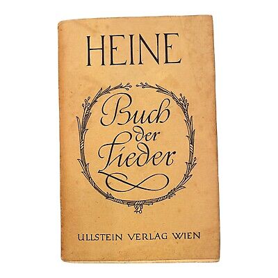 1806 Heinrich Heine BUCH DER LIEDER Neue Gedichte - Zeitgedichte