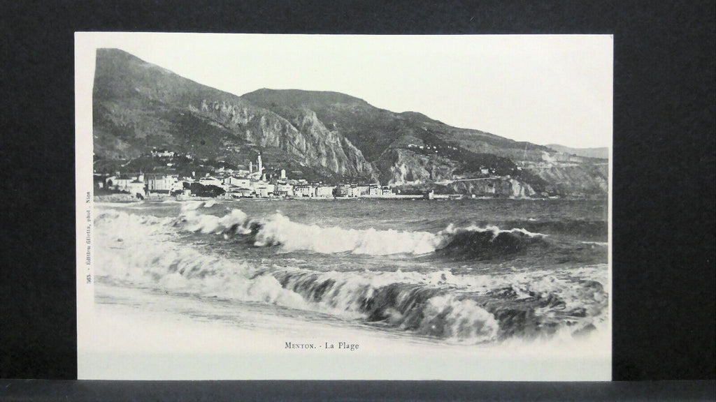 Menton La Plage Meer Küste JW 0087 C