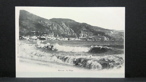 Menton La Plage Meer Küste JW 0087 C