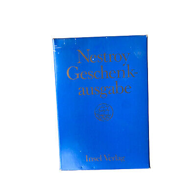 4423 Johann Nestroy JOHANN NESTROY KOMÖDIEN. AUSGABE IN 6 BÄNDEN HC 6 Bde