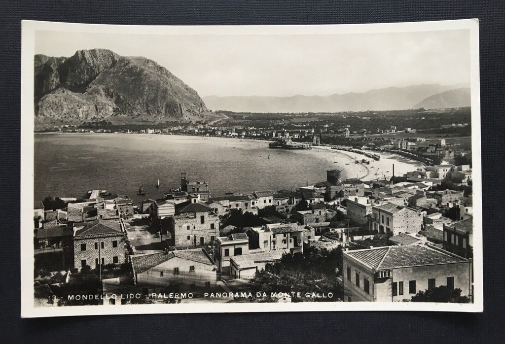 Mondello Lido Palermo Panorama da Monte Gallo Küste Sizilien Italien 400860 TH A