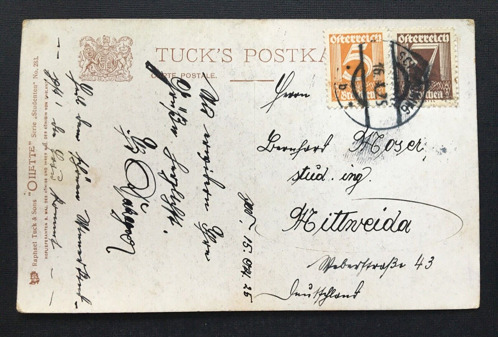 Die Drei Chargierten Uniform Fahne Degen Studentenverbindung Soldaten 400886 TH