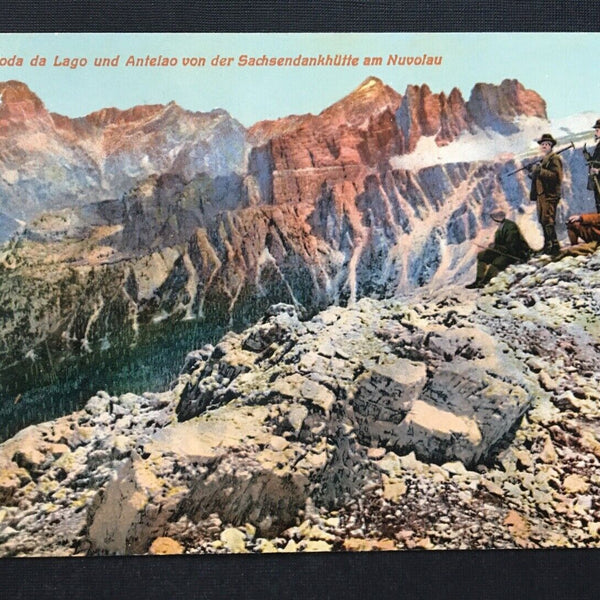 Sorapis Croda da Lago Antelao Nuvolau Bergsteiger Alpen Italien 400902 TH A
