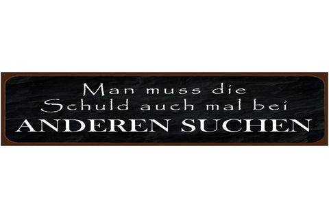 Schild Kein Kuchen Lösung Torte Süßes Diät Nachspeise 46 x 10 Blech od. Holz