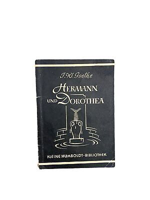 3100 J.W. Goethe HERMANN UND DOROTHEA Kleine Humboldt-Bibliothek Bd14