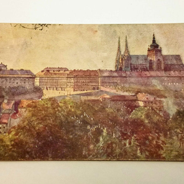 Praha Prag Palast Signatur 50327