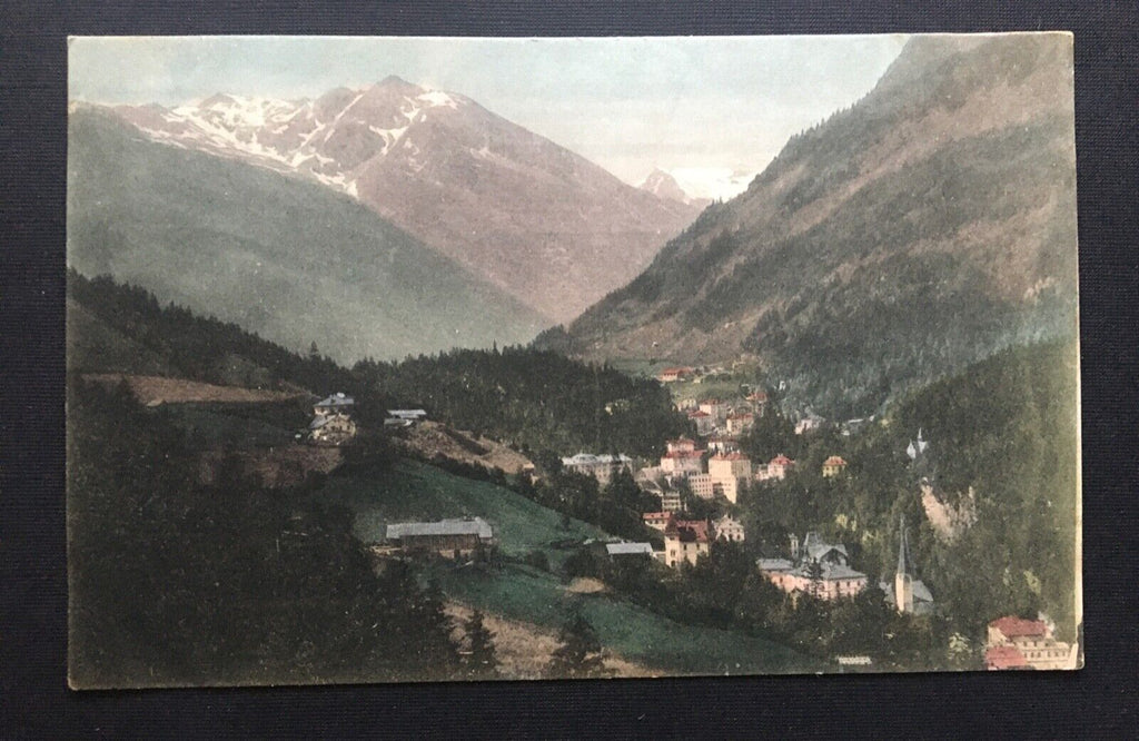 Bad Gastein v.d. schwarzen Liesel - Blick auf Ort - Salzburg 400405
