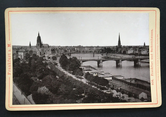 Foto Frankfurt am Main Stadt Sachsenhausen Deutschland ca.10,7x16,6cm 400935 TH