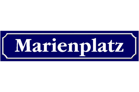 Schild Marien Platz München Bayern Deutschland Ort Straße 46 x 10 Blech od. Holz